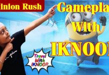 Despicable Me: Minion Rush Gameplay With IKNOOR ll Travel With Iknoor