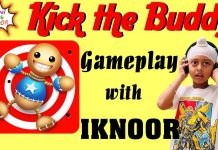 Kick the Buddy Gameplay with IKNOOR ll Travel With Iknoor