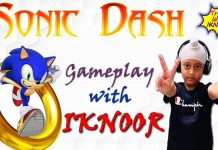 Sonic Dash Gameplay with IKNOOR ( IPAD ) ll Travel With Iknoor
