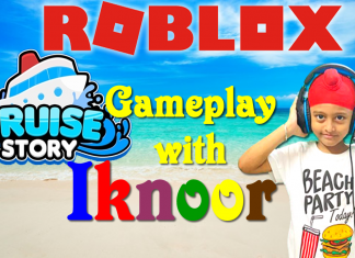Cruise Story Roblox Gameplay with Iknoor ll Iknoor World ll IPad ll Kids Gamer India