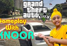 Grand Theft Auto V Gameplay With Iknoor ll Iknoor’s World ll Youngest Gamer India ll Playstaion 4