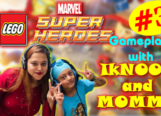Lego Marvel Super Heroes Gameplay with Iknoor and Mommy l Iknoor’s World l Part 3 l Playstation 4