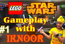 LEGO Star Wars Gameplay with Iknoor l Ipad l Youngest Gamer India l Toy Review l Iknoor World Part 1