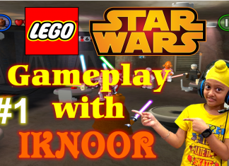 LEGO Star Wars Gameplay with Iknoor l Ipad l Youngest Gamer India l Toy Review l Iknoor World Part 1