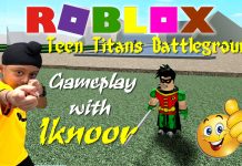 Teen Titans Battlegrounds Roblox Gameplay with Iknoor l Iknoor World l IPad l Kids Gamer India