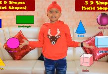 2D and 3D shapes | Shapes for kids | Faces, Edges and Vertices 3D Shapes | Basic Geometry for Kids