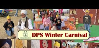 Iknoor enjoying the winter carnival of school | DPS Patiala | Winter Carnival | Virasat-E-Punjab