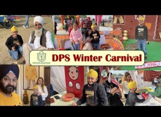 Iknoor enjoying the winter carnival of school | DPS Patiala | Winter Carnival | Virasat-E-Punjab