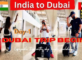 Dubai Vlog day 1 | India to Dubai | Hotel Grand Hyatt Dubai Iknoorpreet Singh